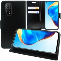 Xiaomi Redmi K30S 6.67" M2007J3SC (non compatible Xiaomi Redmi K30) [Les Dimensions EXACTES du telephone: 165.1 x 76.4 x 9.3 mm]: Etui portefeuille Support Video cuir PU - NOIR