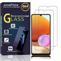 Samsung Galaxy A32/ A32 4G 6.4" SM-A325F SM-A325F/DS SM-A325M (non compatible Galaxy A32 5G 6.5"): Lot / Pack de 2 Films de protection d'écran Verre Trempé