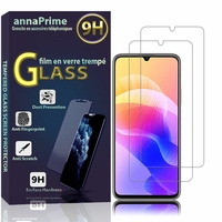 Huawei Enjoy 20 5G 6.6" WKG-AN00 WKG-TN00 (non compatible Huawei Enjoy 20 Plus 5G 6.63"): Lot / Pack de 2 Films de protection d'écran Verre Trempé