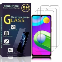 Samsung Galaxy M02 6.5" SM-M022F SM-M022F/DS SM-M022G SM-M022G/DS SM-M022F/DS SM-M022M/DS (non compatible Galaxy M02s): Lot / Pack de 3 Films de protection d'écran Verre Trempé