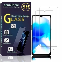 Blackview A80S 6.21" [Les Dimensions EXACTES du telephone: 157.6 x 76.3 x 8.8 mm]: Lot / Pack de 2 Films de protection d'écran Verre Trempé