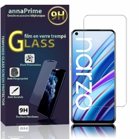 Realme Narzo 30 4G 6.5" (non compatible Realme Narzo 30 5G) [Les Dimensions EXACTES du telephone: 162.3 x 75.4 x 9.4 mm]: 1 Film de protection d'écran Verre Trempé