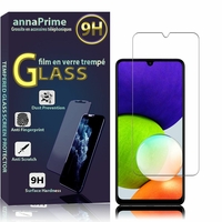 Samsung Galaxy A22 4G 6.4" SM-A225F A225F/DS A225M A225M/N A225F/DSN A225M/DSN (non compatible Galaxy A22 5G 6.6"): 1 Film de protection d'écran Verre Trempé