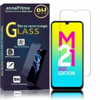 Samsung Galaxy M21 2021/ M21 2021 Edition 6.4" SM-M215G SM-M215G/DS [Les Dimensions EXACTES du telephone: 159 x 75.1 x 9 mm]: 1 Film de protection d'écran Verre Trempé