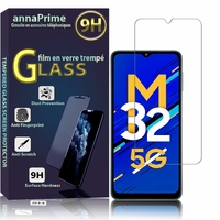 Samsung Galaxy M32 5G 6.5" SM-M326B SM-M326B/DS (non compatible Galaxy M32 4G 6.4"): 1 Film de protection d'écran Verre Trempé