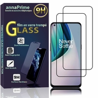 OnePlus Nord N10 5G 6.49" BE2029 BE2025 BE2026 BE2028 (non compatible OnePlus Nord 6.44"/ Nord N100 6.52"): Lot / Pack de 2 Films de protection d'écran Verre Trempé