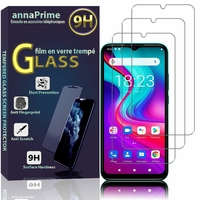 DOOGEE X96 Pro 6.52" [Les Dimensions EXACTES du telephone: 165.2 x 76.7 x 9.7 mm]: Lot / Pack de 3 Films de protection d'écran Verre Trempé