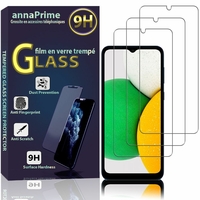 Samsung Galaxy A03 Core 6.5" SM-A032F SM-A032M SM-A032F/DS SM-A032M/DS (non compatible Galaxy A03/ A03S): Lot / Pack de 3 Films de protection d'écran Verre Trempé