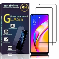 Oppo A94 4G 6.43" (non compatible Oppo A94 5G) [Les Dimensions EXACTES du telephone: 160.1 x 73.2 x 7.8 mm]: Lot / Pack de 2 Films de protection d'écran Verre Trempé