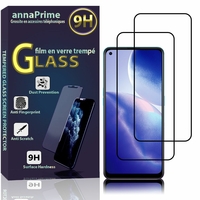 Oppo Reno5 Z 5G/ F19 Pro+ Plus 5G 6.43" CPH2211 CPH2213 [Les Dimensions EXACTES du telephone: 160.1 x 73.4 x 7.8 mm]: Lot / Pack de 2 Films de protection d'écran Verre Trempé