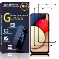 Samsung Galaxy A02S 6.5" SM-A025F A025F/DS A025G A025G/DS A025M A025M/DS (non compatible Galaxy A02): Lot / Pack de 2 Films de protection d'écran Verre Trempé