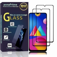 Samsung Galaxy M02S/ Galaxy F02S 6.5" SM-M025F/DS SM-M025F SM-E025F SM-E025F/DS (non compatible Galaxy M02): Lot / Pack de 2 Films de protection d'écran Verre Trempé
