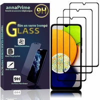 Samsung Galaxy A03 6.5" (non compatible Galaxy A03S/ A03 Core): Lot / Pack de 3 Films de protection d'écran Verre Trempé