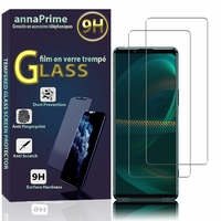 Sony Xperia 5 III 6.1" XQBQ62/G XQBQ52G.UKCX XQBQ52B.UKCX XQ-BQ52 (non compatible avec Xperia 5/ Xperia 5 II): Lot / Pack de 2 Films de protection d'écran Verre Trempé