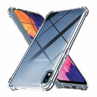 Samsung Galaxy A10E 5.83" SM-A102U (non compatible Galaxy A10 6.2"): Coque Silicone TPU Souple anti-choc ultra résistant avec Coins Renforcés - TRANSPARENT