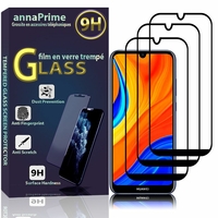 Huawei Y6S (2019)/ Honor 8A 2020/ 8A Prime 6.09" JAT-LX3 JAT-L29 JAT-LX1 JAT-L41[Les Dimensions EXACTES du telephone: 156.3 x 73.5 x 8 mm]: Lot / Pack de 3 Films de protection d'écran Verre Trempé