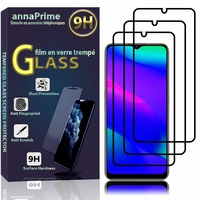 Oppo A5 (2020) 6.5" CPH1931 CPH1959 CPH1933 CPH1935 [Les Dimensions EXACTES du telephone: 163.6 x 75.4 x 9.1 mm]: Lot / Pack de 3 Films de protection d'écran Verre Trempé