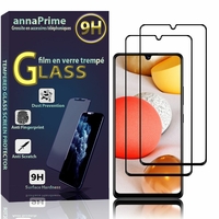 Samsung Galaxy A42 5G 6.6" SM-A426B SM-A426B/DS [Les Dimensions EXACTES du telephone: 164.4 x 75.9 x 8.6 mm]: Lot / Pack de 2 Films de protection d'écran Verre Trempé
