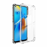 Oppo A74 4G/ Oppo F19 6.43" CHP2219 (non compatible Oppo A74 5G 6.5"): Coque Silicone TPU Souple anti-choc ultra résistant avec Coins Renforcés - TRANSPARENT