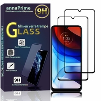 Motorola Moto E7 Power 6.51" PAMH0001IN PAMH0010IN PAMH0019IN (non compatible Motorola Moto E7): Lot / Pack de 2 Films de protection d'écran Verre Trempé