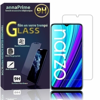 Realme Narzo 30A/ Narzo 20/ Realme C12/ C25/ C25s 6.5" RMX3171 RMX2193 (non compatible avec Realme Narzo 20A/ Narzo 30/ C25Y): 1 Film de protection d'écran Verre Trempé