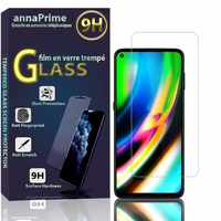 Motorola Moto G9 Plus 6.81" XT2087-1 (non compatible Motorola Moto G9/ G9 Play 6.5") [Les Dimensions EXACTES du telephone: 170 x 78.1 x 9.7 mm]: 1 Film de protection d'écran Verre Trempé