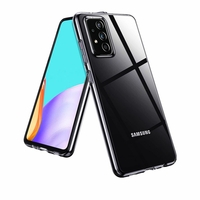 Samsung Galaxy A52S 5G 6.5" SM-A528B SM-A528B/DS [Les Dimensions EXACTES du telephone: 159.9 x 75.1 x 8.4 mm]: Coque Silicone gel UltraSlim et Ajustement parfait - TRANSPARENT