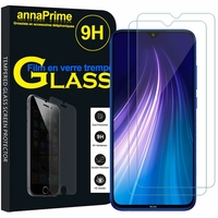 Vivo Y12i/ Y11 (2019)/ Y3 Standard 6.35" V1930A [Les Dimensions EXACTES du telephone: 159.4 x 76.8 x 8.9 mm]: Lot / Pack de 2 Films de protection d'écran Verre Trempé