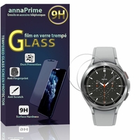 Samsung Galaxy Watch4 Classic 42mm 1.2" SM-R880X SM-R885U SM-R885F SM-R885N (non compatible avec Galaxy Watch4 Classic 46mm): Lot / Pack de 2 Films de protection d'écran Verre Trempé