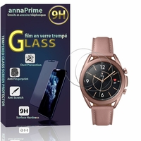 Samsung Galaxy Watch3 41mm 1.2" SM-R855F SM-R855U SM-R850 (non compatible avec Galaxy Watch3 45mm): Lot / Pack de 2 Films de protection d'écran Verre Trempé