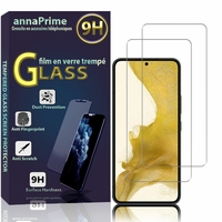 Samsung Galaxy S22 5G 6.1" SM-S901B S901B/DS S901U (non compatible avec Samsung Galaxy S22+ Plus 5G 6.6"): Lot / Pack de 2 Films de protection d'écran Verre Trempé