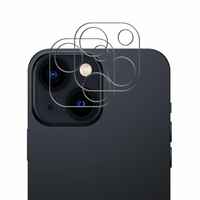 Apple iPhone 13 mini 5.4" A2628 A2481 A2626 A2629 A2630 (non compatible avec iPhone 13/ 13 Pro/ 13 Pro Max): Lot / Pack de 2 Protection Objectif Caméra Arrière en Verre Trempé 9H Haute Définition Transparent