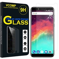 BQ Aquaris X2/ X2 Pro 5.65" [Dimensions du téléphone: 150.7 x 72.3 x 8.35 mm]: 1 Film de protection d'écran Verre Trempé