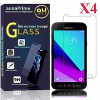 Samsung Galaxy Xcover 4: Lot / Pack de 4 Films de protection d'écran Verre Trempé