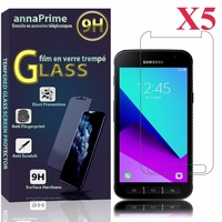Samsung Galaxy Xcover 4: Lot / Pack de 5 Films de protection d'écran Verre Trempé
