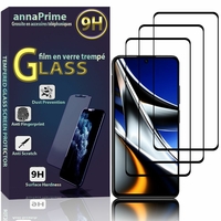 Xiaomi Poco X4 Pro 5G 6.67" [Dimensions du téléphone: 164.2 x 76.1 x 8.1 mm]: Lot / Pack de 3 Films de protection d'écran Verre Trempé