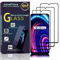 Realme C21Y/ Realme C25Y 6.5" RMX3261 RMX3263 RMX3265 RMX3268 RMX3269 (non compatible avec Realme C21): Lot / Pack de 3 Films de protection d'écran Verre Trempé