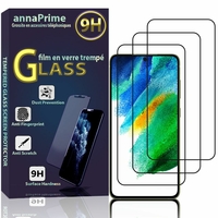 Samsung Galaxy S21 FE 5G 6.4" SM-G990B SM-G990B/DS G990U (non compatible avec Galaxy S21 5G 6.2"/ S20 FE 5G 6.5"): Lot / Pack de 3 Films de protection d'écran Verre Trempé