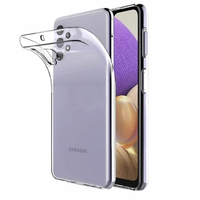 Samsung Galaxy A32 5G 6.5" SM-A326B SM-A326B/DS SM-A326BR/DS SM-A326BR SM-A326U (non compatible Galaxy A32/ A32 4G 6.4"): Coque Silicone gel UltraSlim et Ajustement parfait - TRANSPARENT