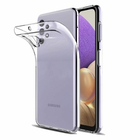 Samsung Galaxy M32 5G 6.5" SM-M326B SM-M326B/DS (non compatible Galaxy M32 4G 6.4"): Coque Silicone gel UltraSlim et Ajustement parfait - TRANSPARENT