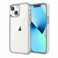 Apple iPhone 13 6.1" A2633 A2482 A2631 A2634 A2635 (non compatible avec iPhone 13 Pro/ 13 Pro Max/ 13 mini): Coque Silicone gel UltraSlim et Ajustement parfait - TRANSPARENT