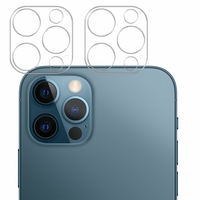 Apple iPhone 12 Pro Max 6.7" A2411 A2342 A2410 A2412 (non compatible iPhone 12 Pro 6.1"): Lot / Pack de 2 Protection Objectif Caméra Arrière en Verre Trempé 9H Haute Définition Transparent