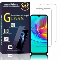 Infinix Hot 9 Play 6.82" X680 X680B X680C (non compatible avec Infinix Hot 9/ Hot 9 Pro 6.6"): Lot / Pack de 2 Films de protection d'écran Verre Trempé