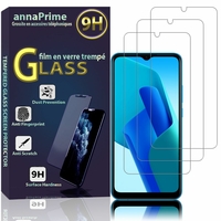 Oppo A16e 6.52" CPH2421 (non compatible avec Oppo A16/ A16s 6.52"): Lot / Pack de 3 Films de protection d'écran Verre Trempé