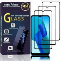 Oppo A16K 6.52" CPH2349 (non compatible avec Oppo A16/ A16s 6.52"): Lot / Pack de 3 Films de protection d'écran Verre Trempé