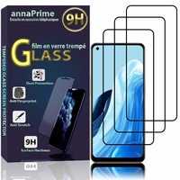 Oppo Reno7 4G/ Oppo F21 Pro 4G 6.43" CPH2363 (non compatible avec Oppo F21 Pro 5G): Lot / Pack de 3 Films de protection d'écran Verre Trempé