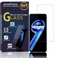 Realme 9 5G (Global)/ Realme Q5 6.6" RMX3478 (non compatible avec Realme 9 5G (India) 6.5"/ Realme Q5 Pro 6.62"): 1 Film de protection d'écran Verre Trempé