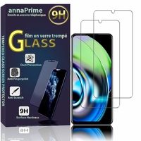 Realme V23 6.58": Lot / Pack de 2 Films de protection d'écran Verre Trempé