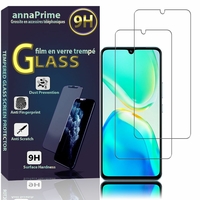 Vivo S15e 6.44" V2190A (non compatible avec Vivo S15 6.62"/ Vivo S15 Pro 6.56"): Lot / Pack de 2 Films de protection d'écran Verre Trempé