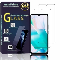 Vivo Y77 (global) 6.58" (non compatible avec Vivo Y77 (China) 6.64"): Lot / Pack de 2 Films de protection d'écran Verre Trempé